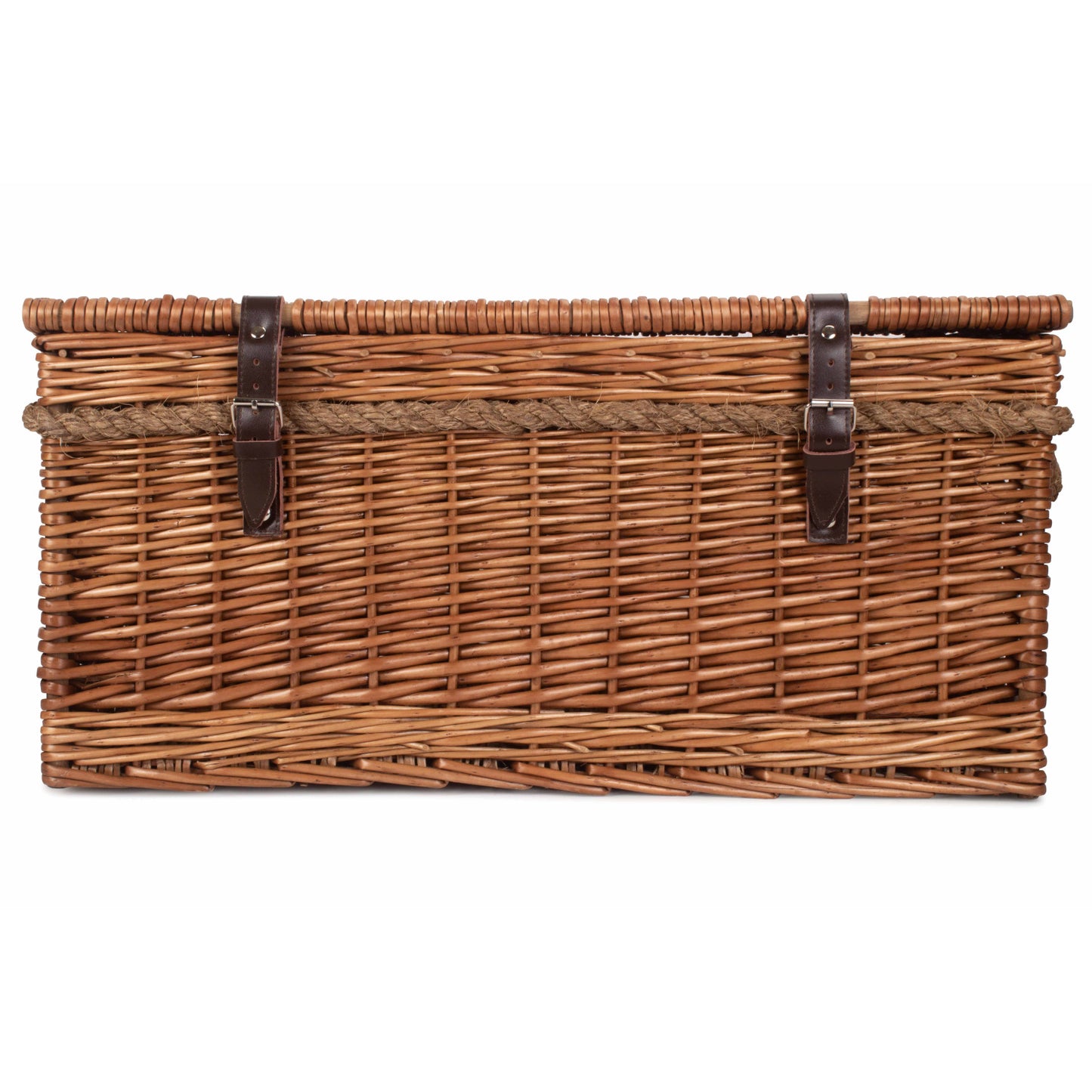 24 Inch Double Steamed Willow Rope Handled Trunk