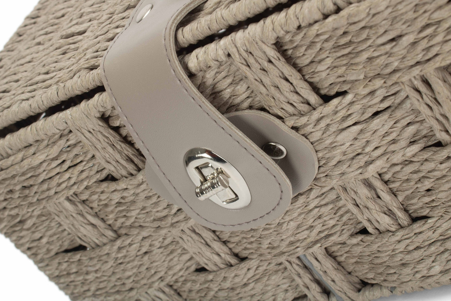 Small Paper Rope Hamper - Grey