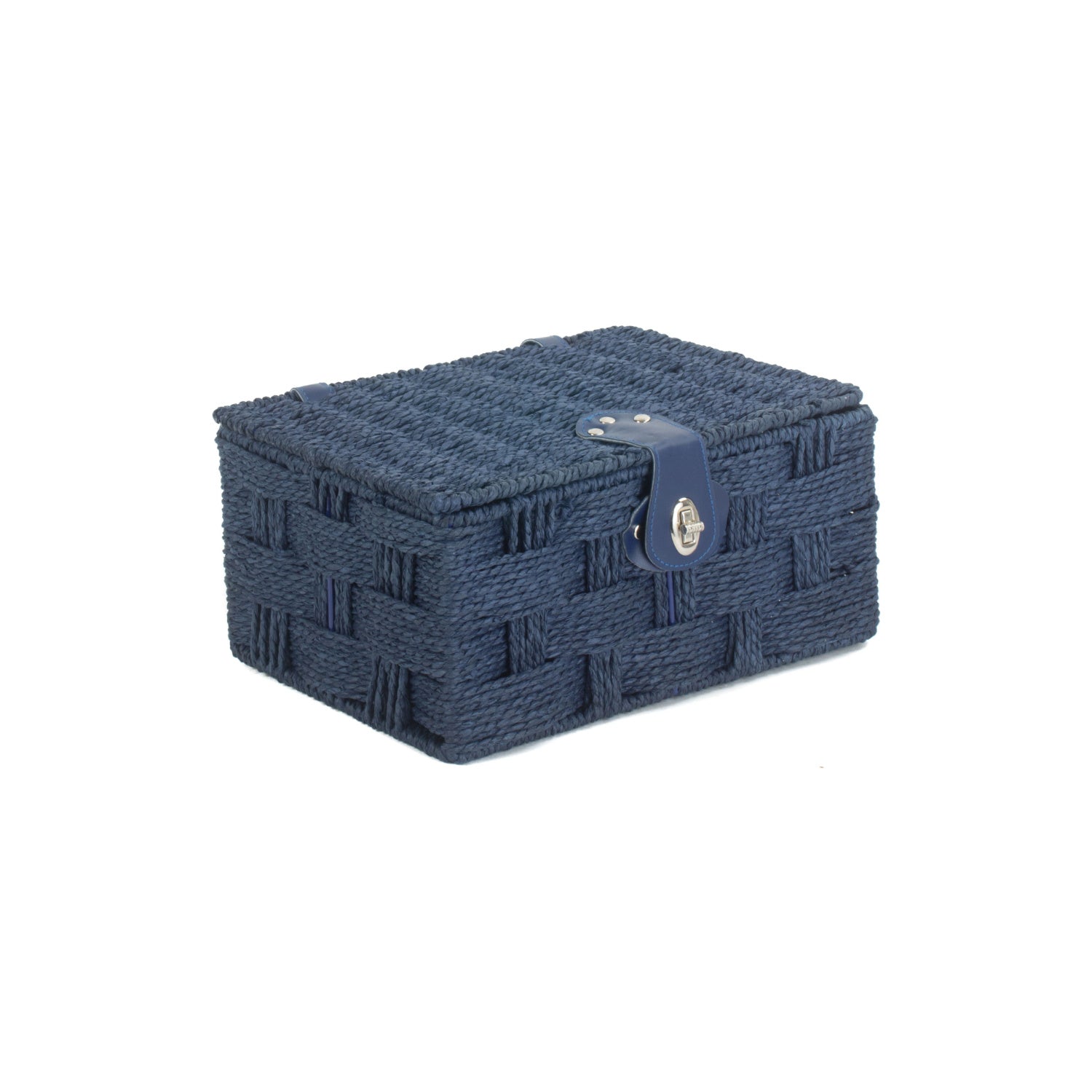 Small Paper Rope Hamper - Blue