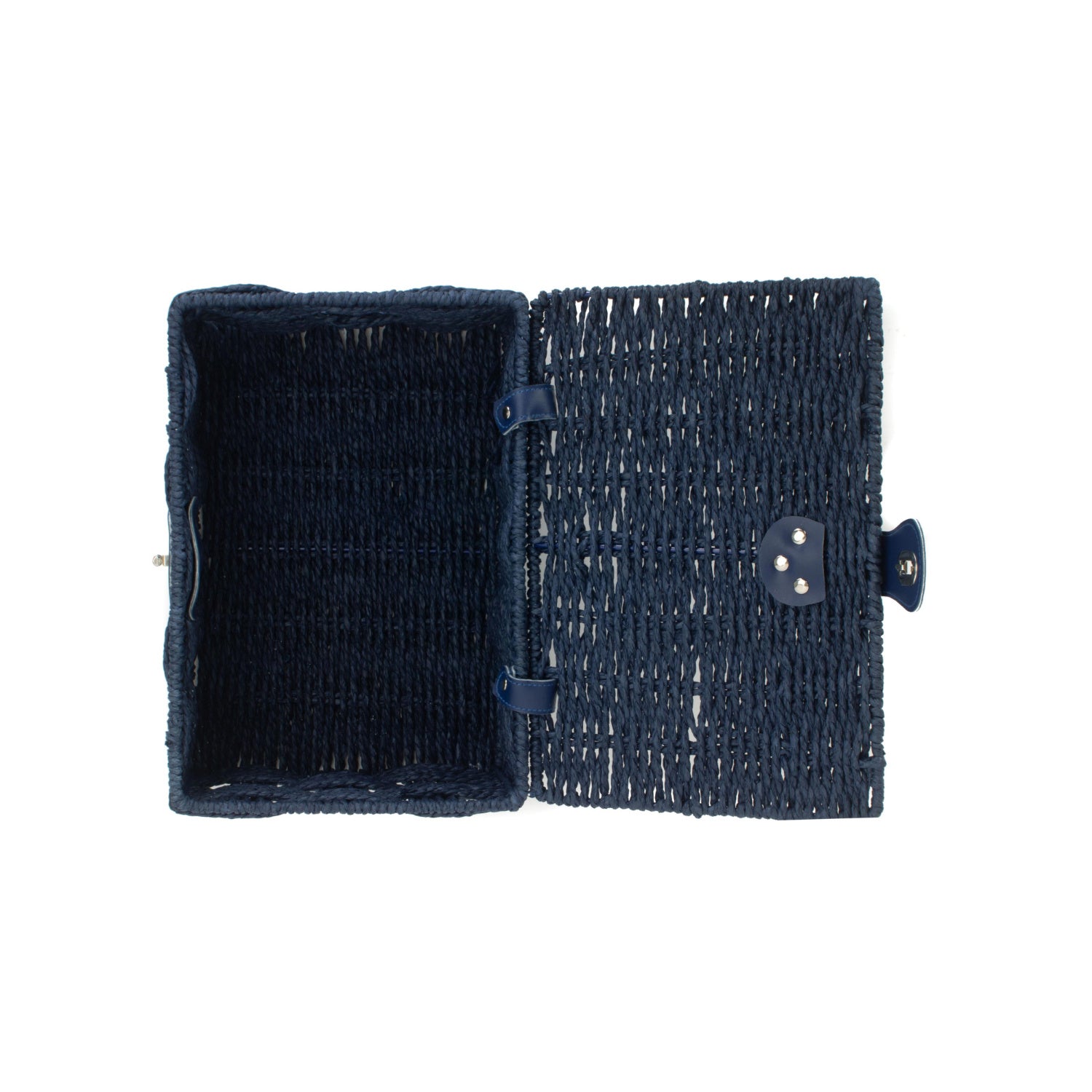 Small Paper Rope Hamper - Blue