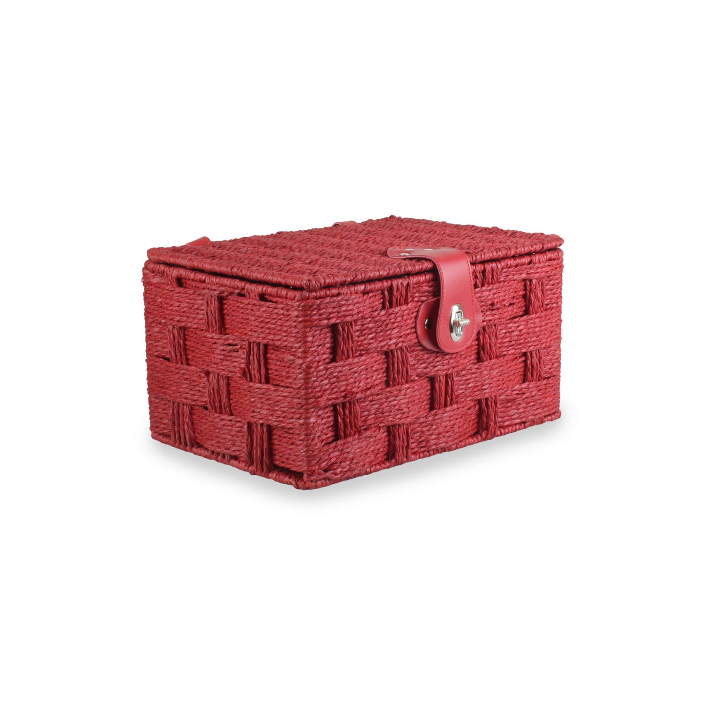 Small Paper Rope Hamper - Red