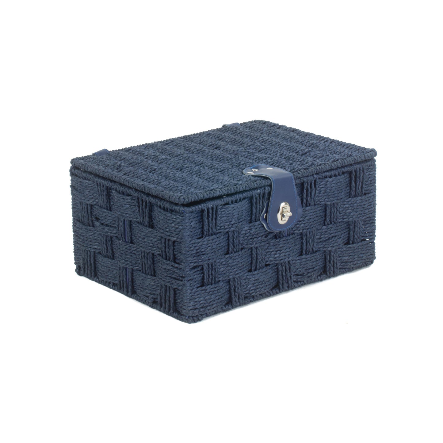 Medium Paper Rope Hamper - Blue