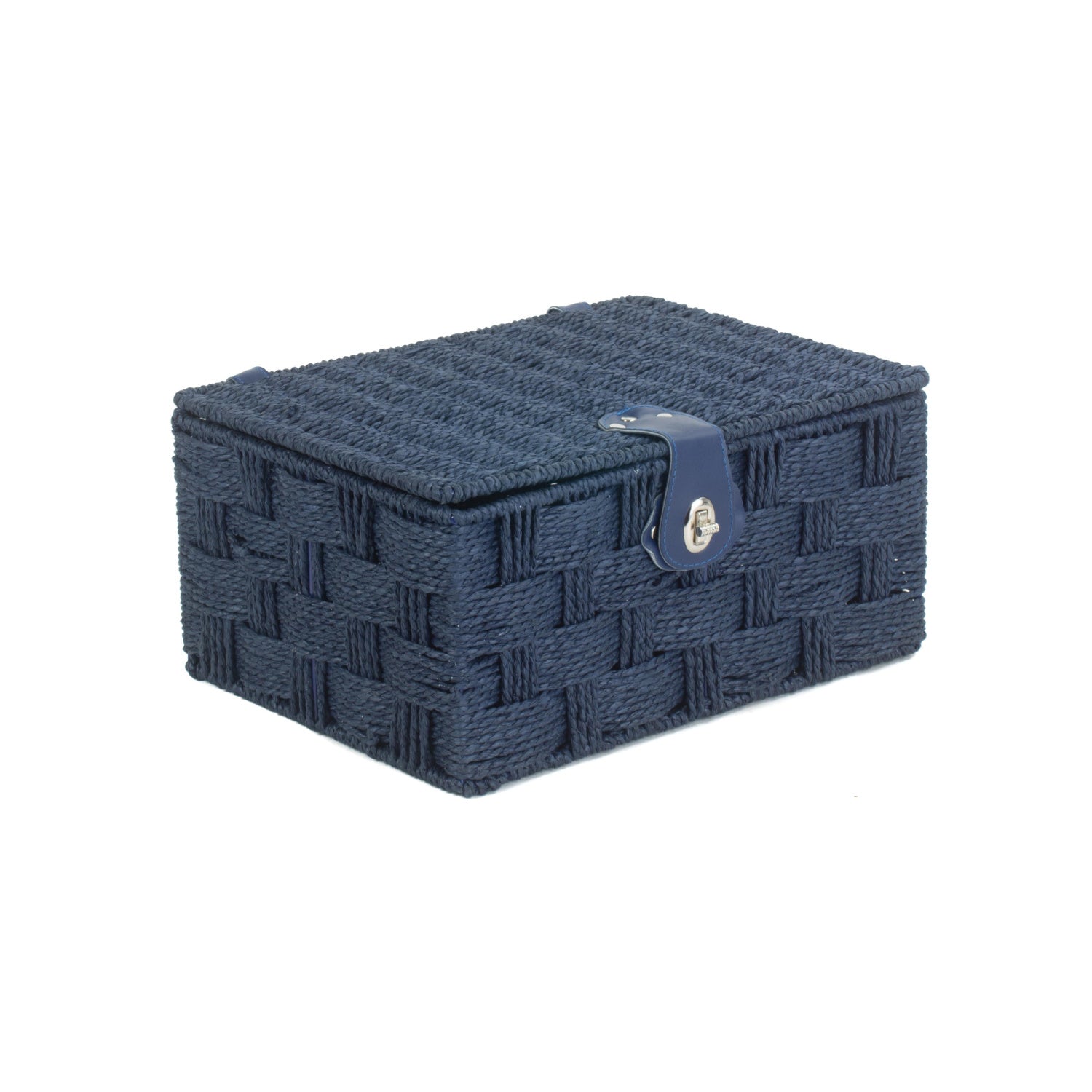 Medium Paper Rope Hamper - Blue