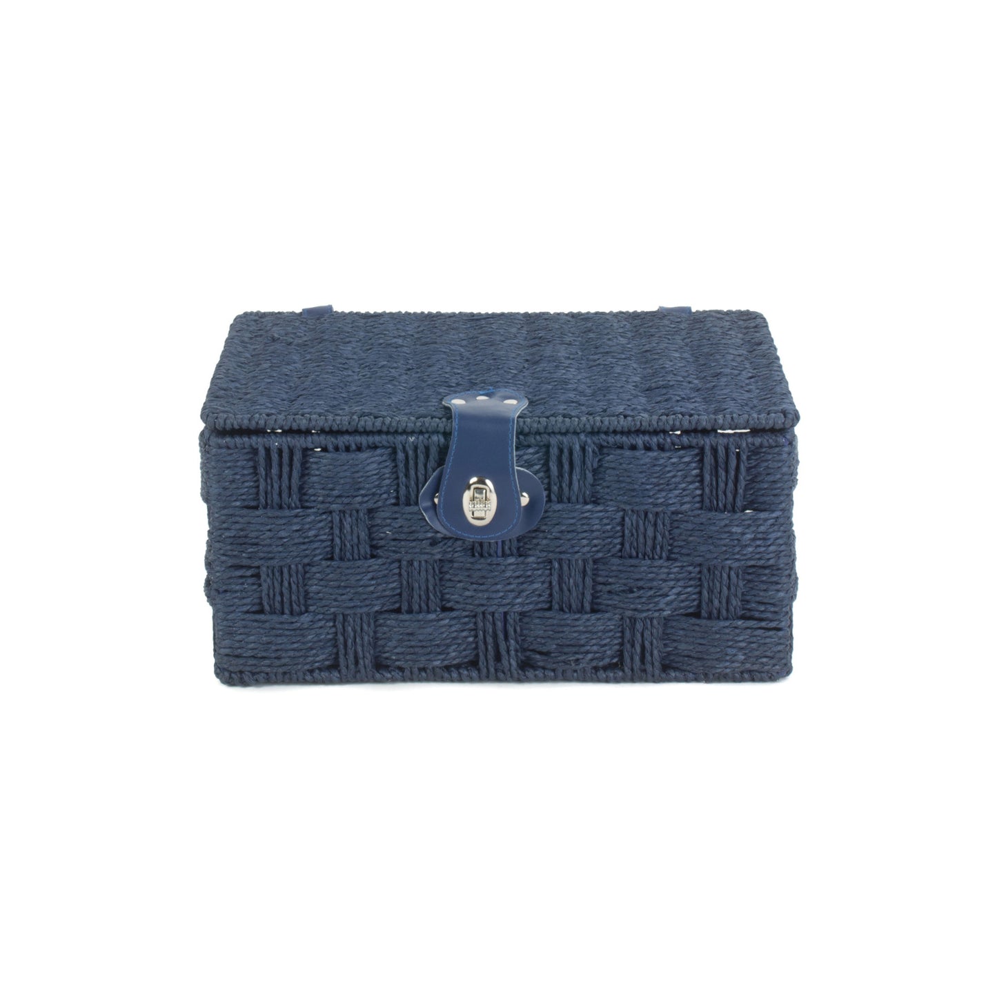 Medium Paper Rope Hamper - Blue