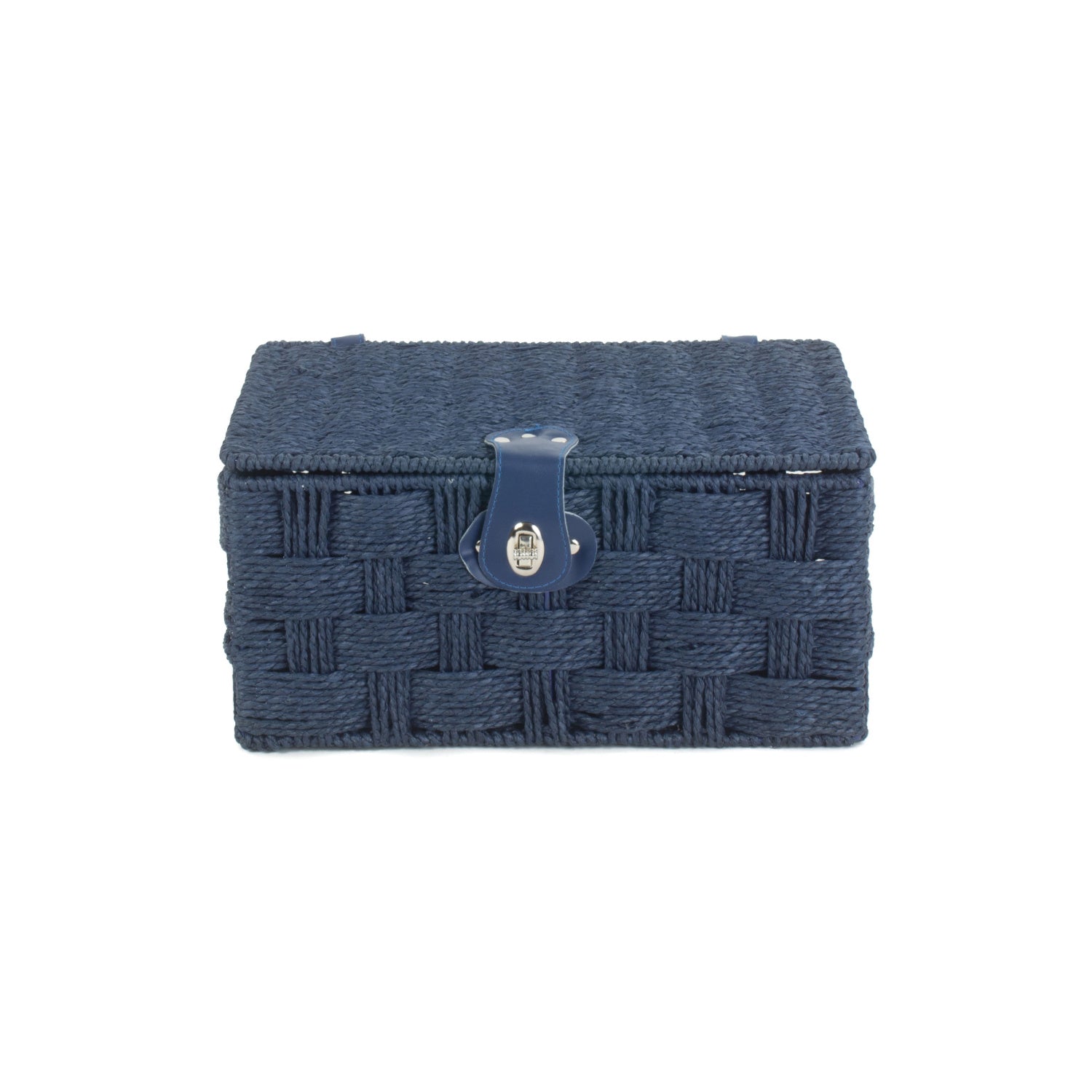 Medium Paper Rope Hamper - Blue