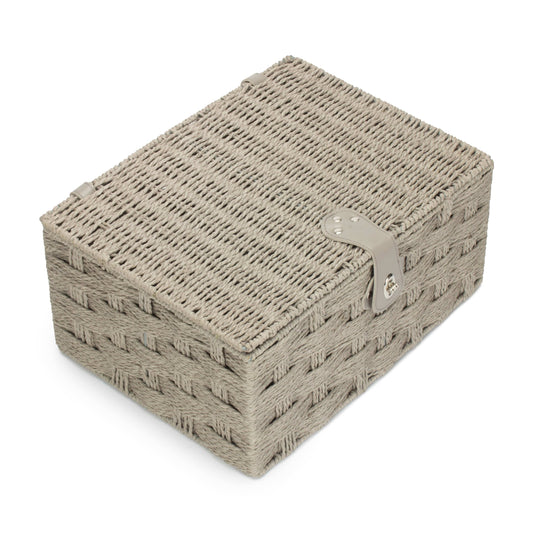 Large Paper Rope Hamper - Grey