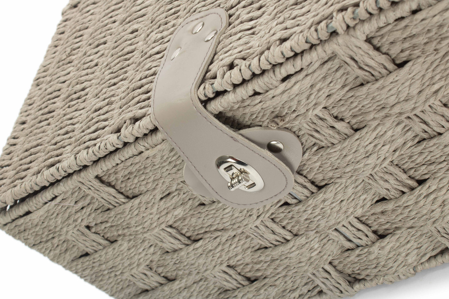 Large Paper Rope Hamper - Grey