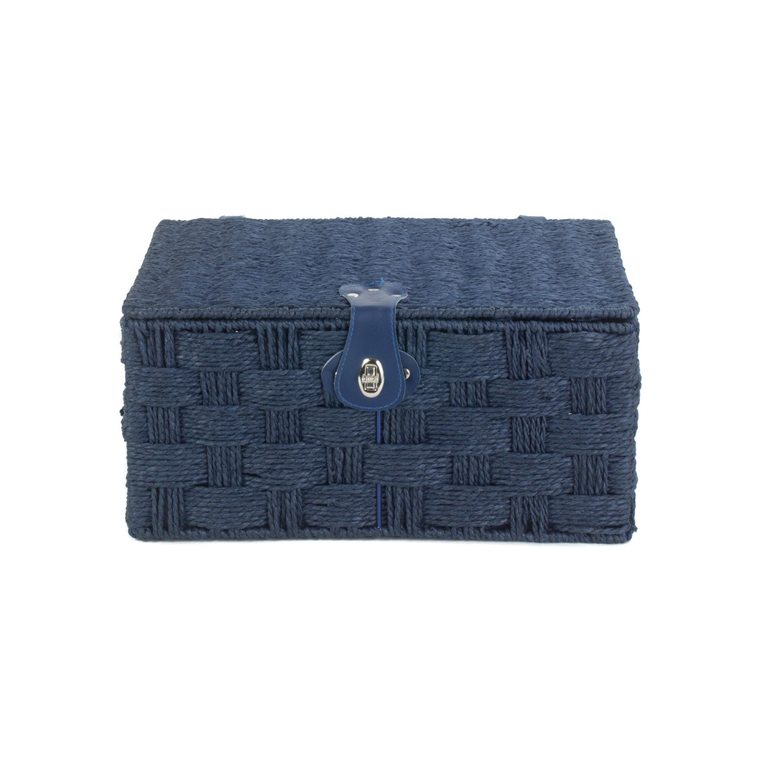 Large Paper Rope Hamper - Blue