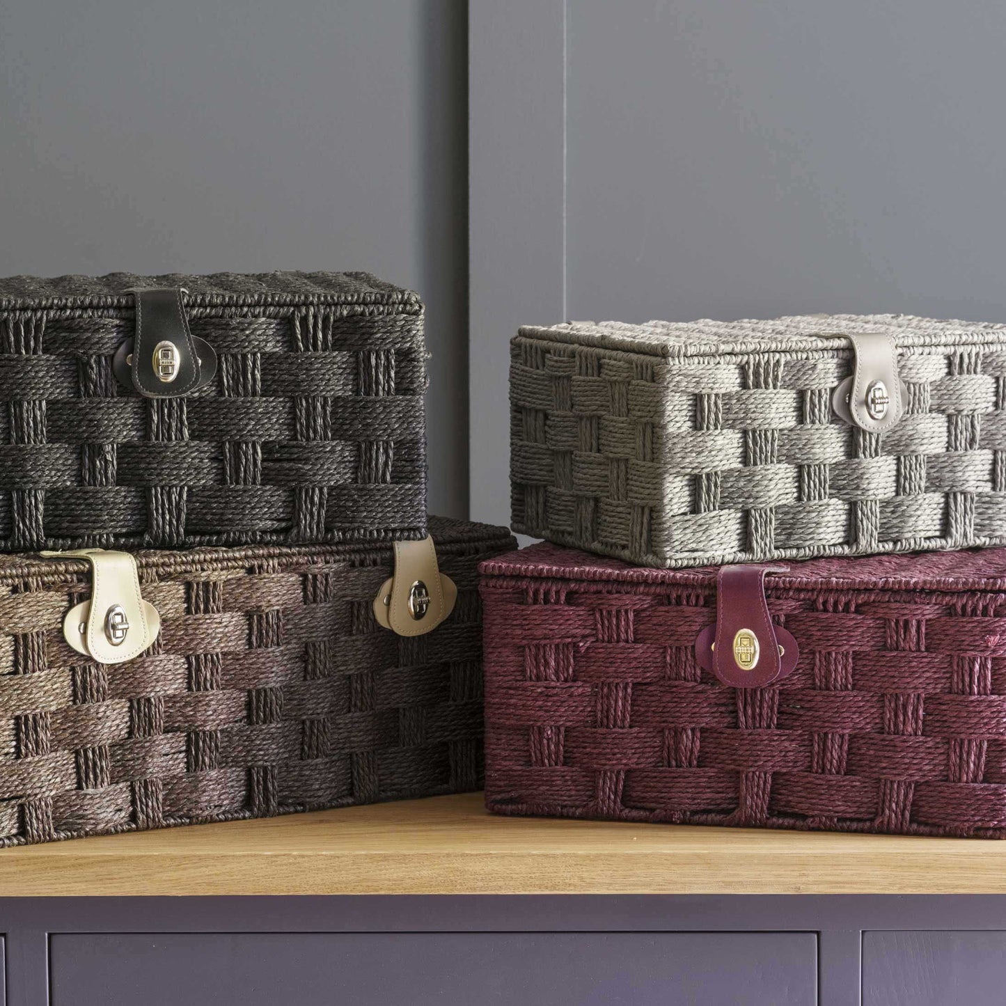 Extra Large Paper Rope Hamper - Brown