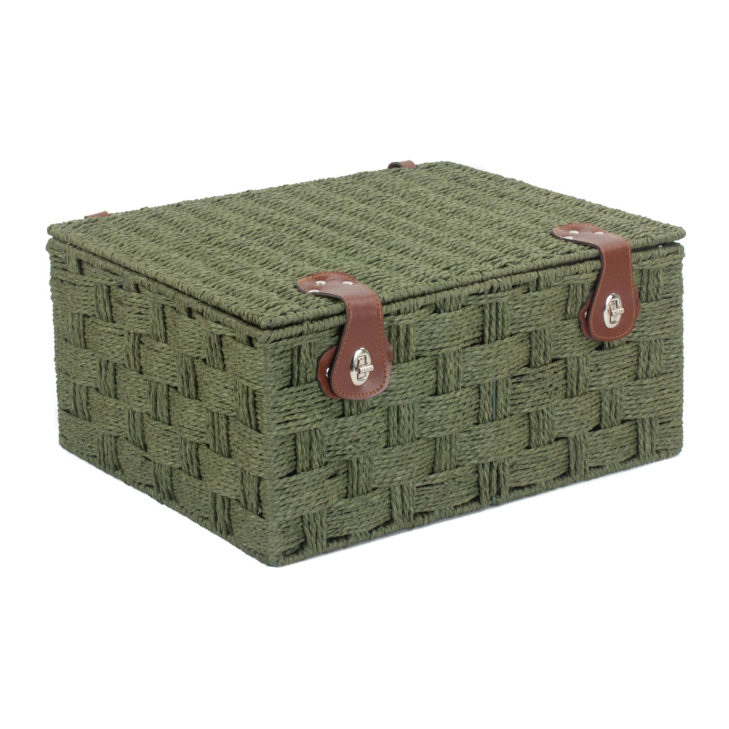 Extra Large Paper Rope Hamper - Forest Green