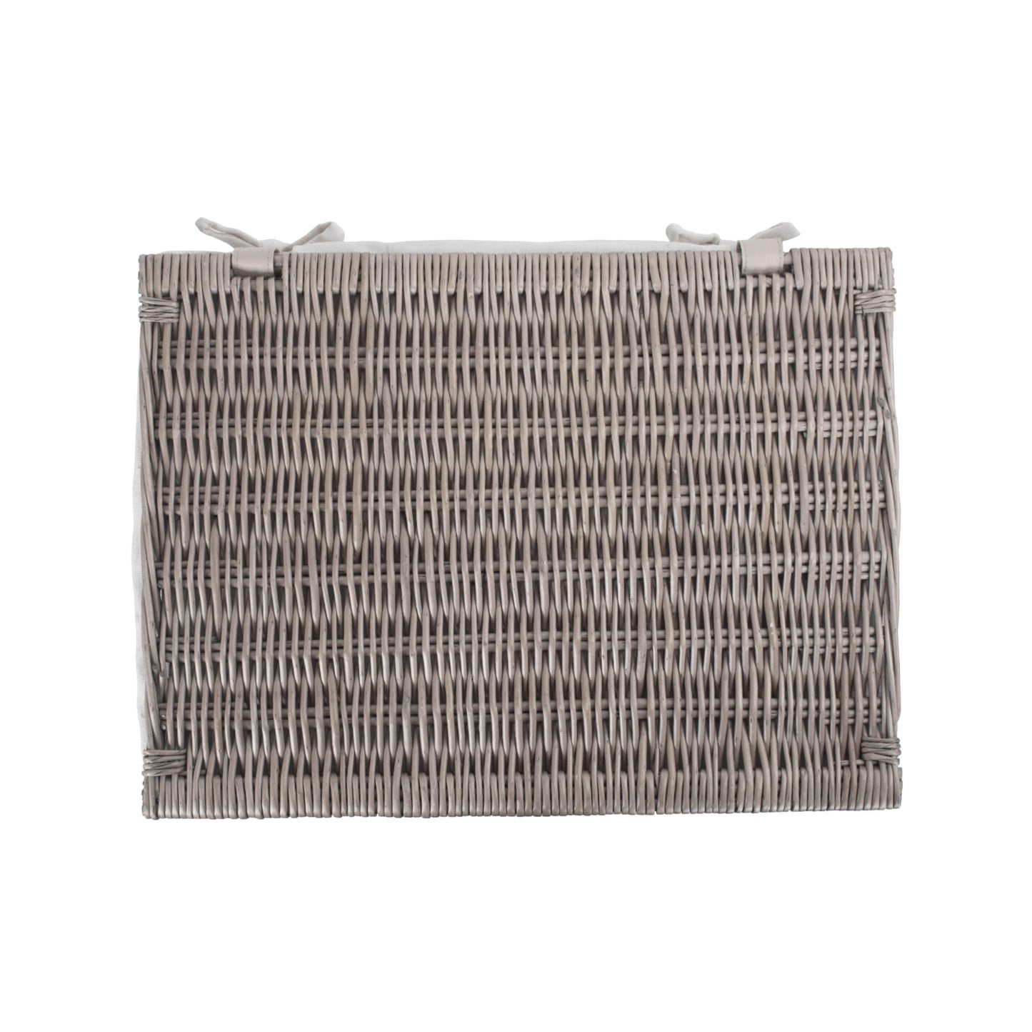 Extra Large Antique Wash Storage Hamper With White Lining