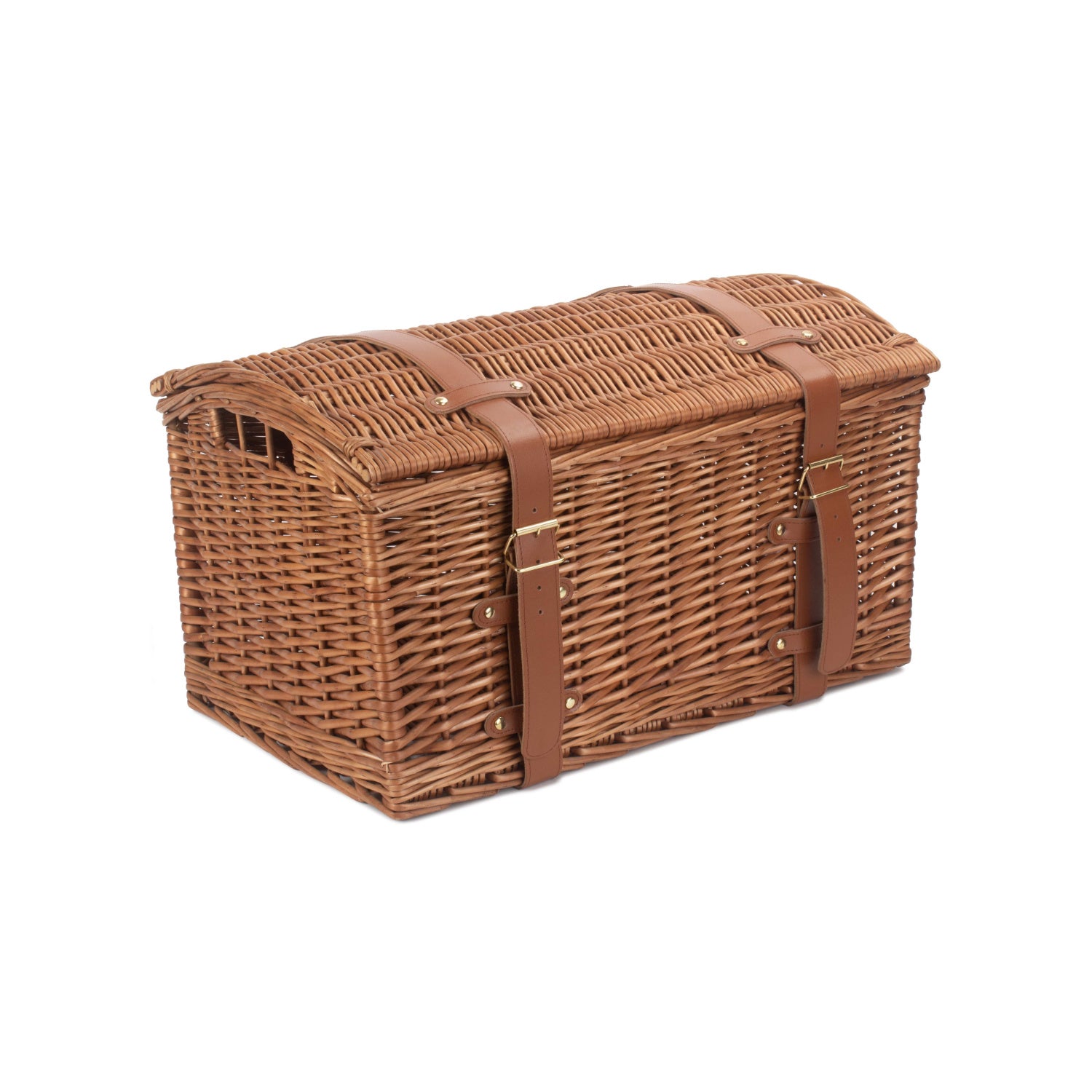 Small Light Steamed Willow Domed Storage Hamper