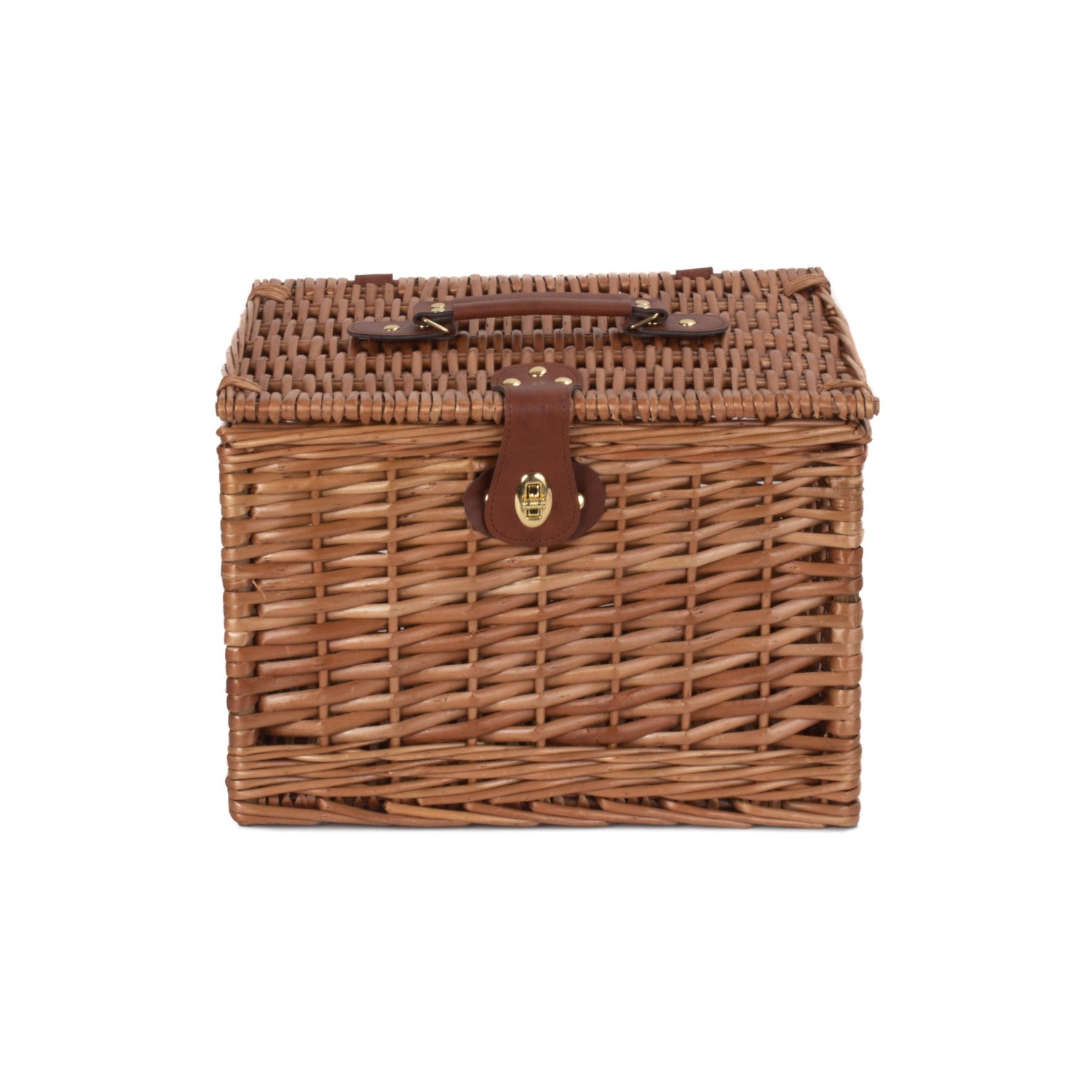 14 Inch Light Steamed Willow Chest Hamper