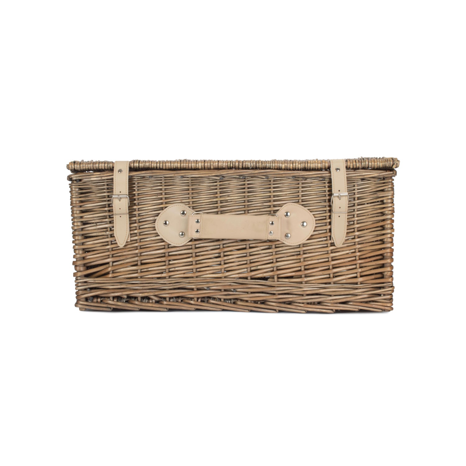 22 Inch Antique Wash Willow Hamper