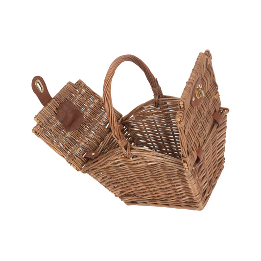 Small Elegant Willow Picnic Hamper Basket