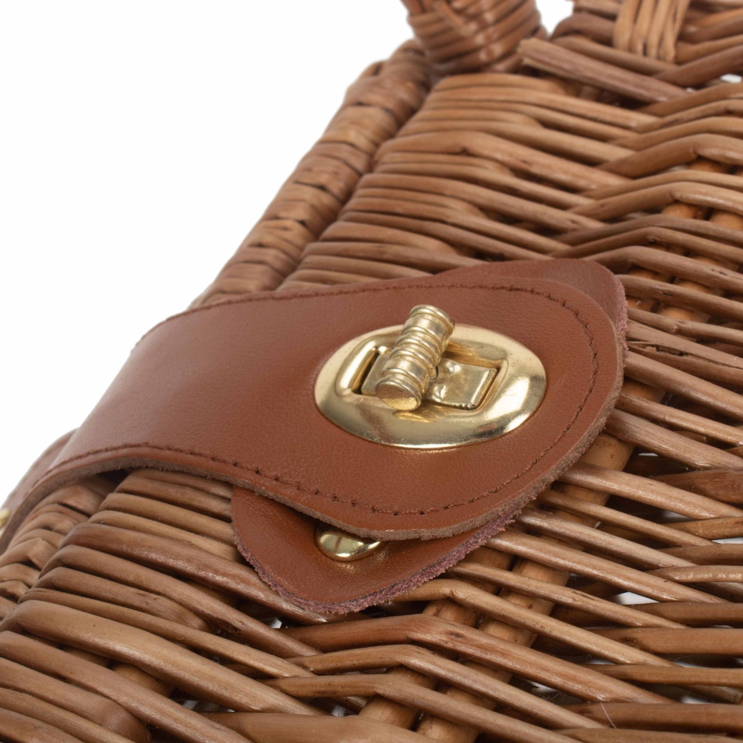 Small Elegant Willow Picnic Hamper Basket