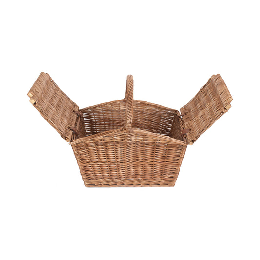 Large Elegant Willow Picnic Hamper Basket