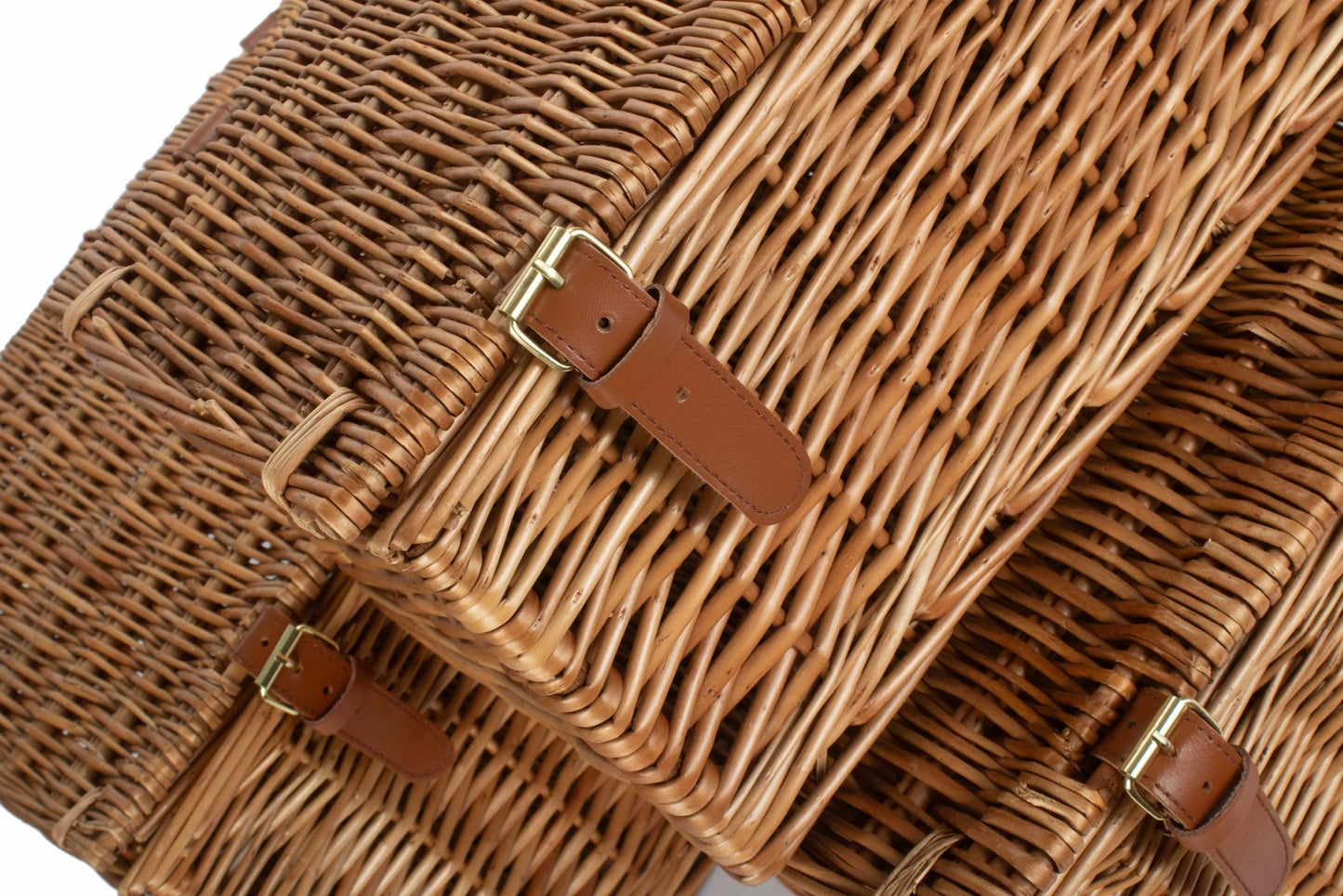 Light Steamed Willow Windsor Hamper - Set of 3