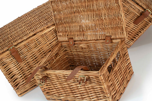 Light Steamed Willow Windsor Hamper - Set of 3