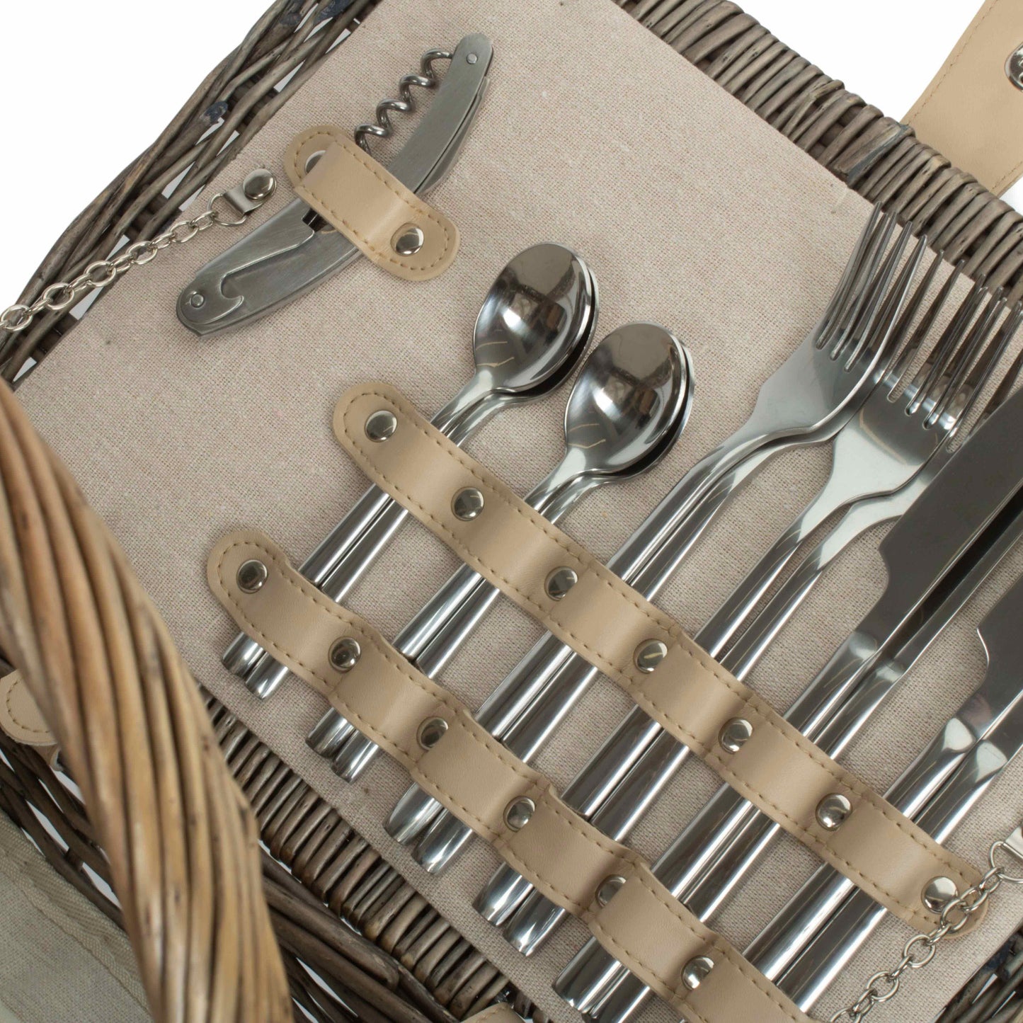 Double Lidded 4 Person Picnic Hamper