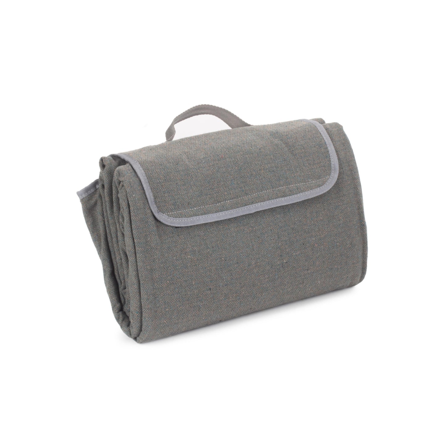 4 Person Grey Tweed Hamper