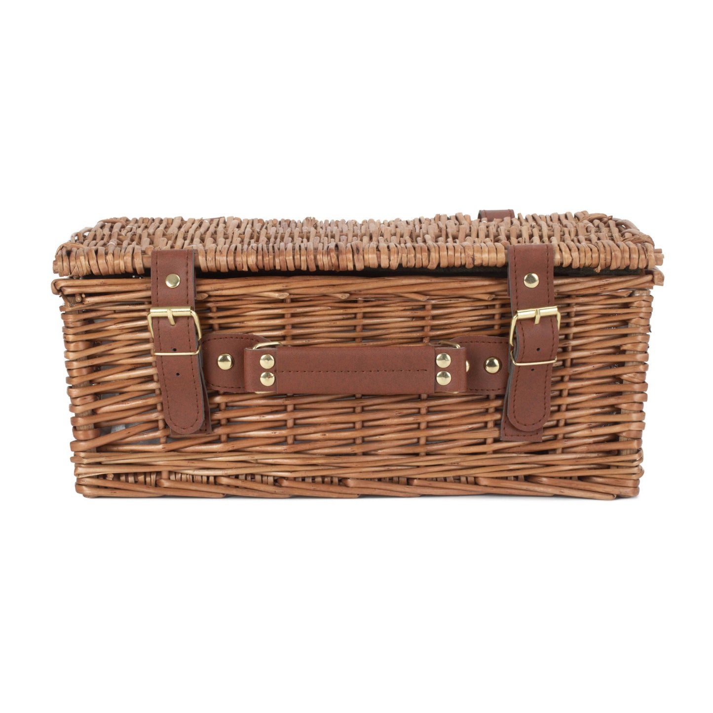 2 Person Green Tweed Classic Picnic Hamper