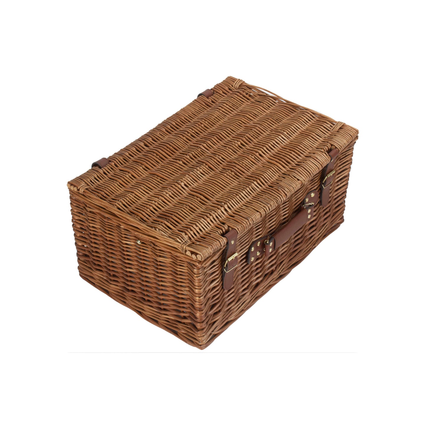 6 Person Green Tweed Classic Picnic Hamper