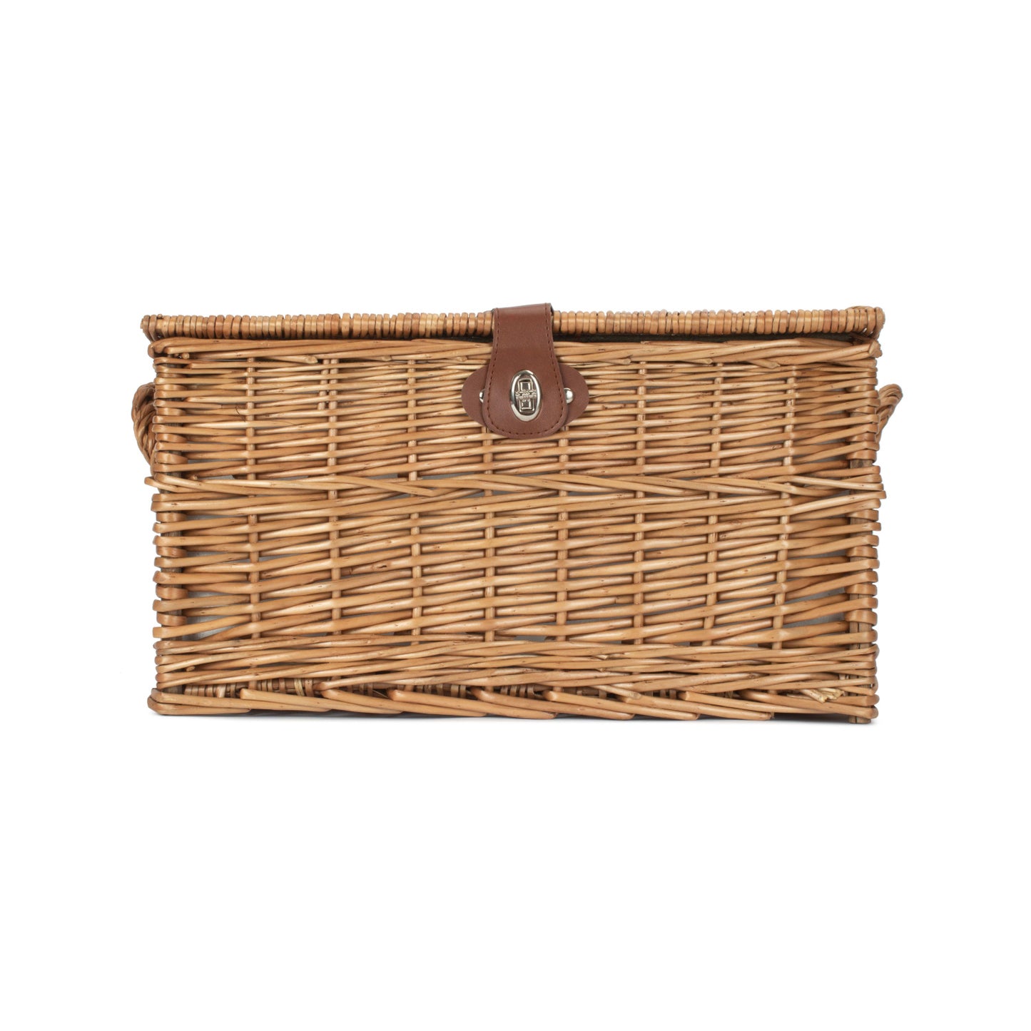 4 Person Green Tweed Chest Hamper