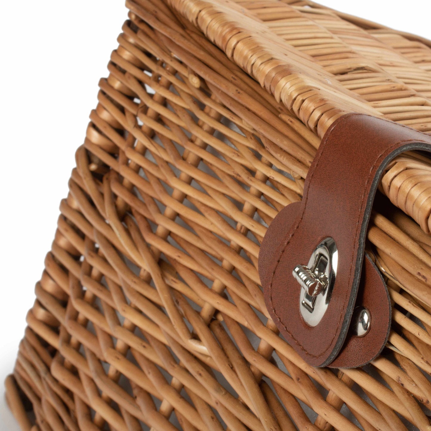 4 Person Green Tweed Chest Hamper