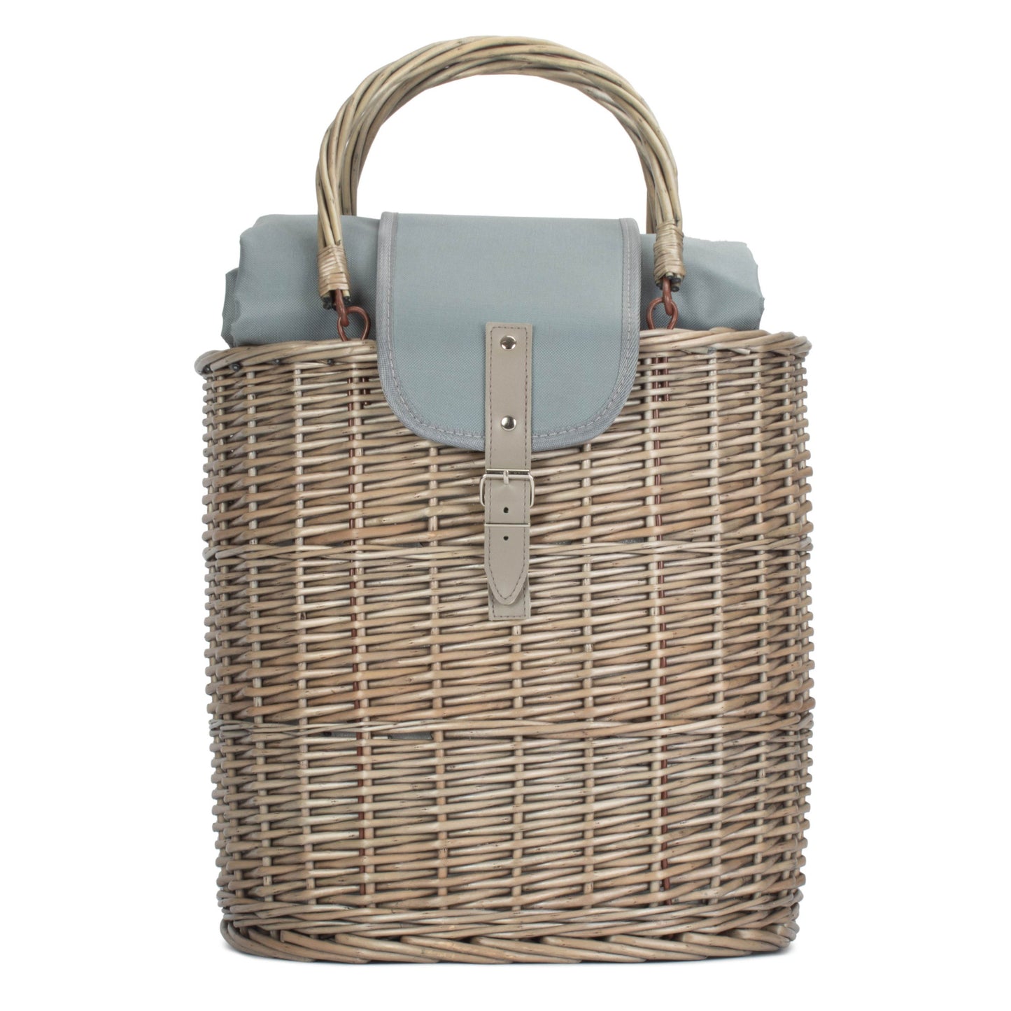 Oval Grey Chiller Hamper Basket