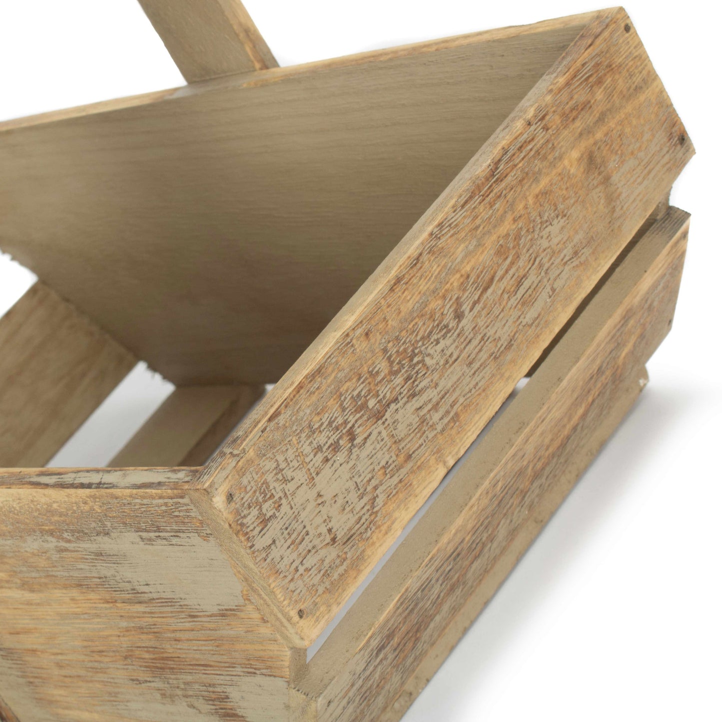 Large Oak Effect Wooden Trug