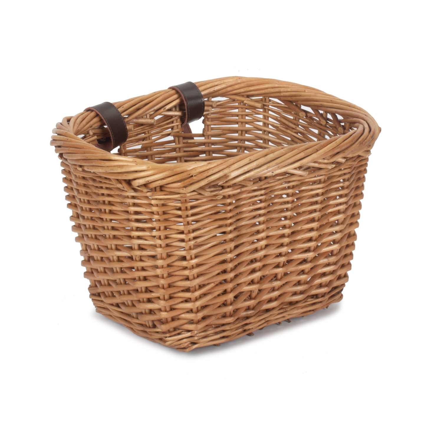 Heritage Rectangular Willow Bicycle Basket