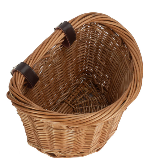 Heritage Oval Willow Bicycle Basket