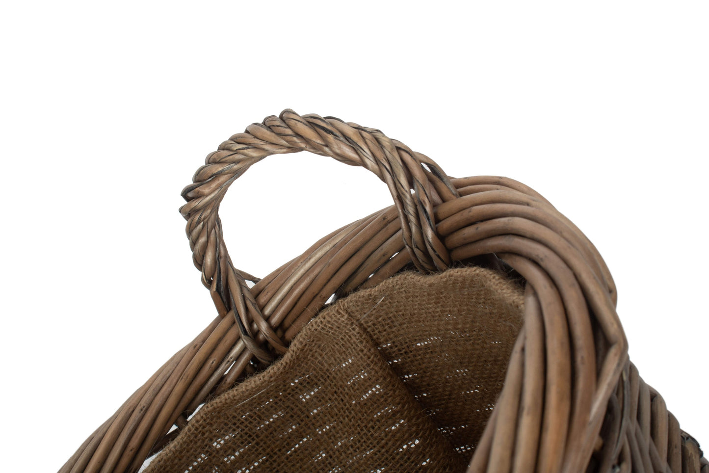 Small Antique Wash Willow Umbrella Stand