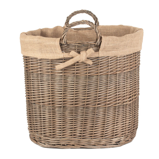 Oval Log Storage Basket