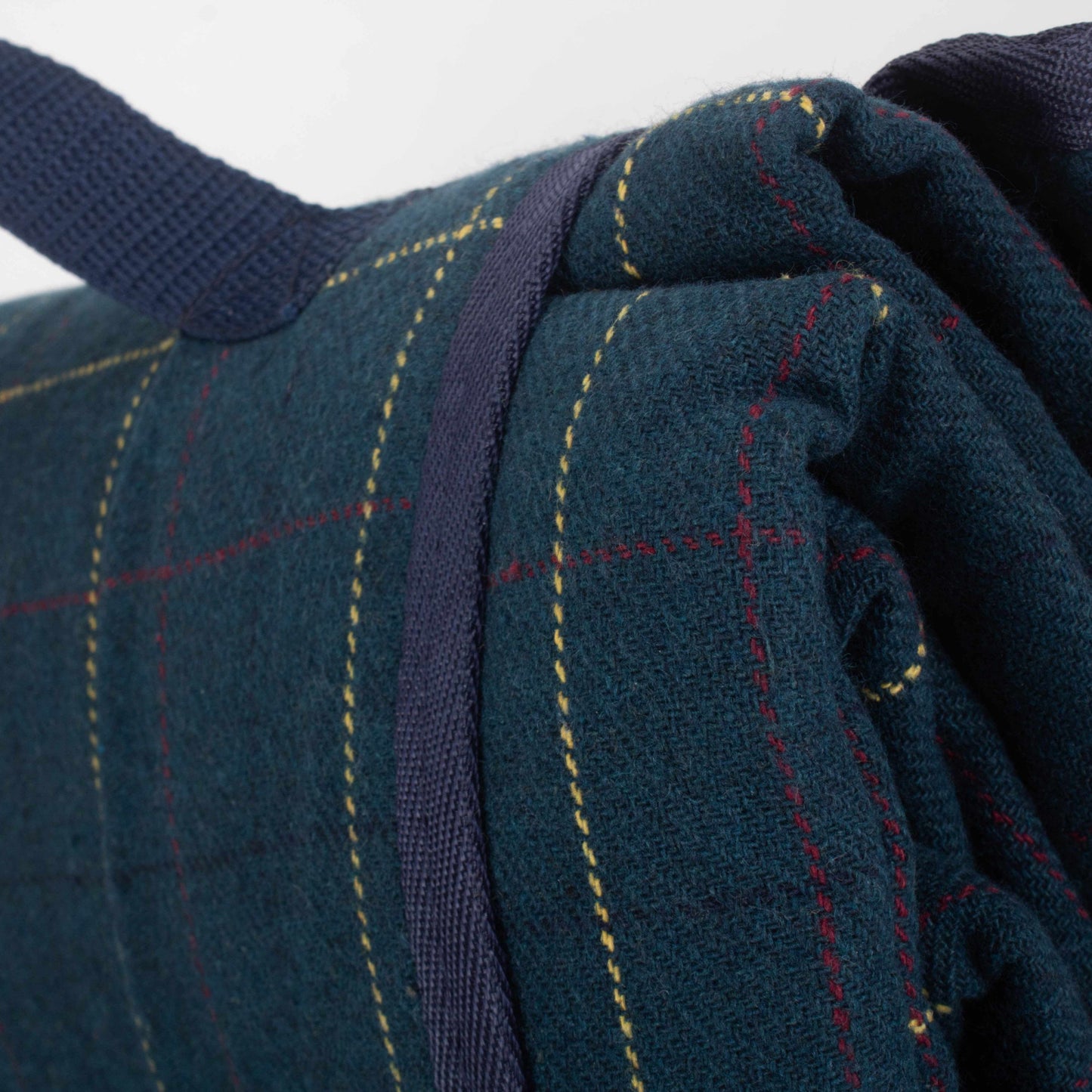 Luxury Blue Tweed Picnic Blanket