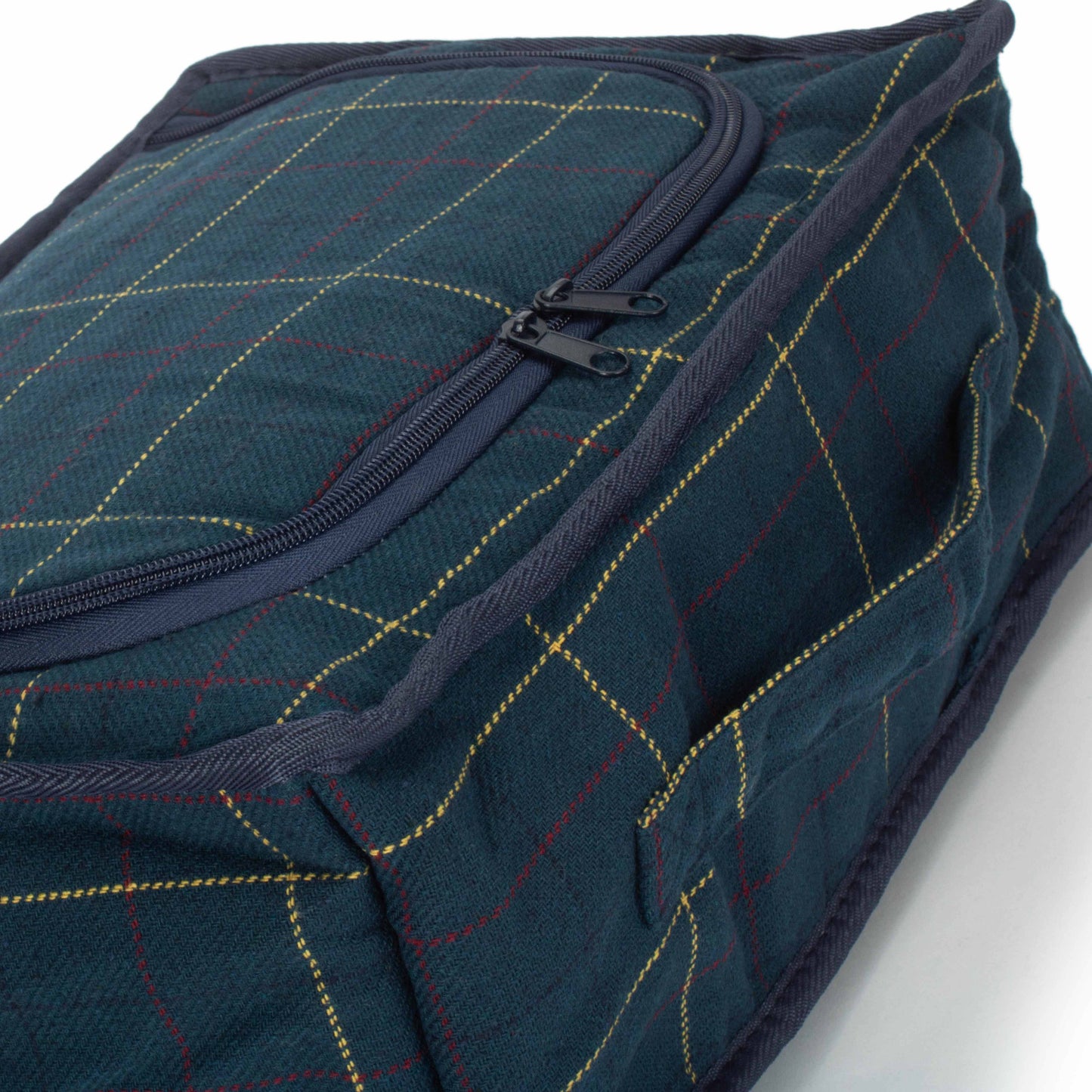 Blue Tweed Insulated Lunch and Picnic Cooler Bag
