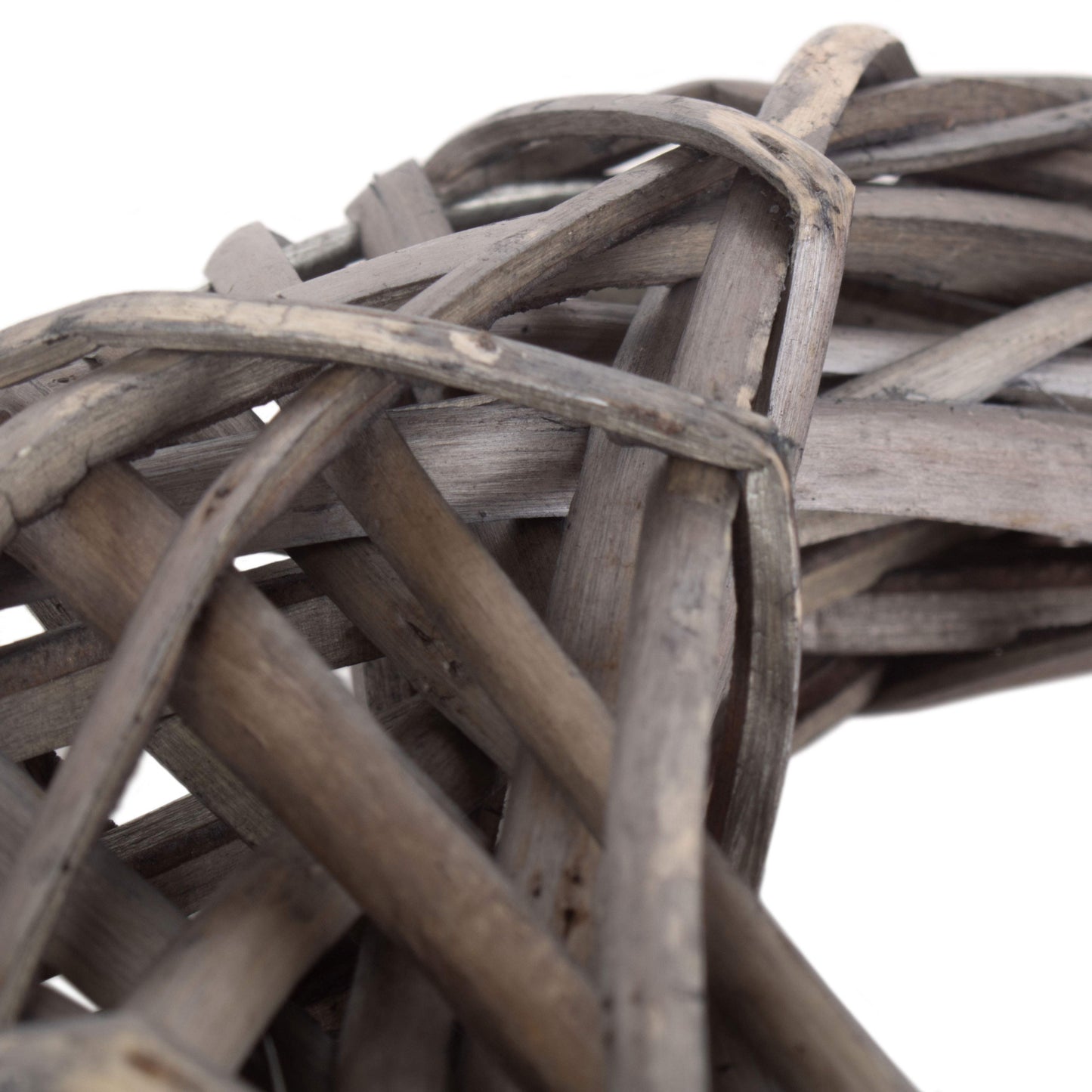 Wide Heart Wreath with Red Spotty Ribbon