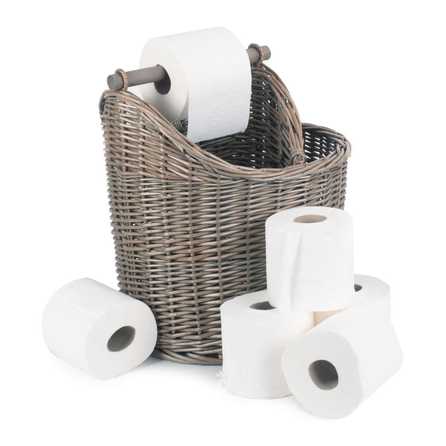Bathroom Loo Roll Holder Basket