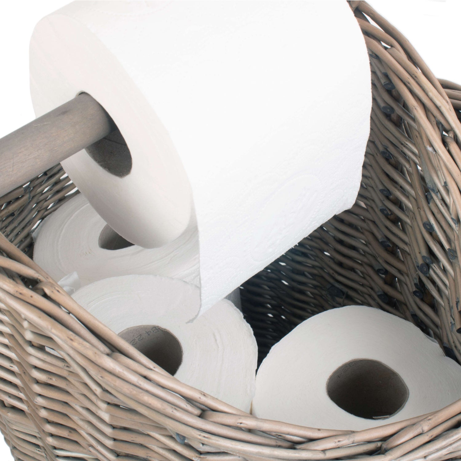 Bathroom Loo Roll Holder Basket