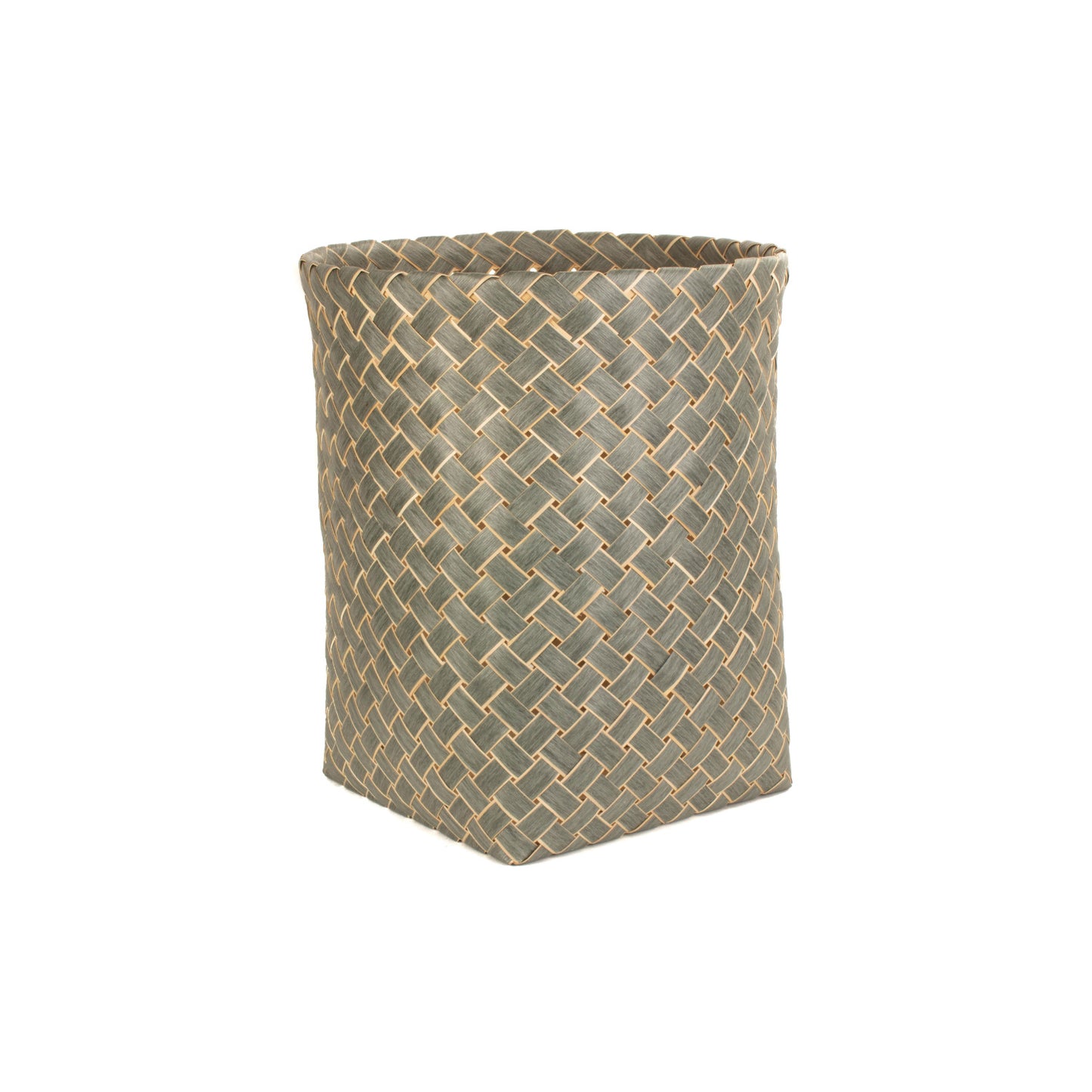 Grey Poplar Laundry Basket