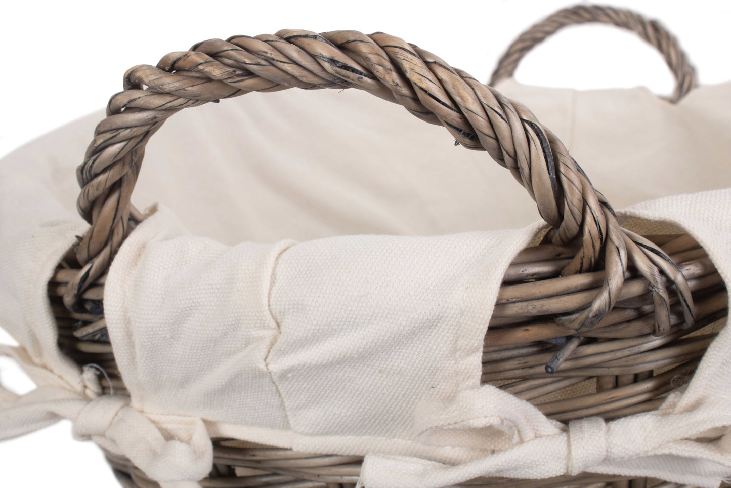Wash Basket with White Lining - Small