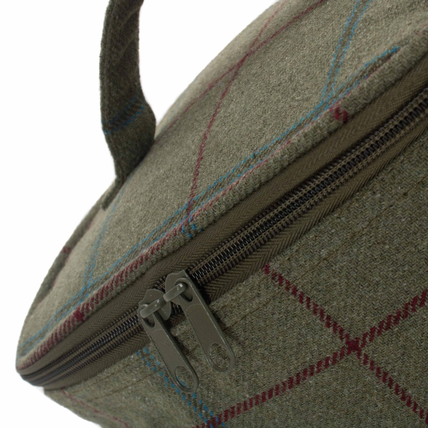 Green Tweed Insulated Lunch and Picnic Cooler Bag