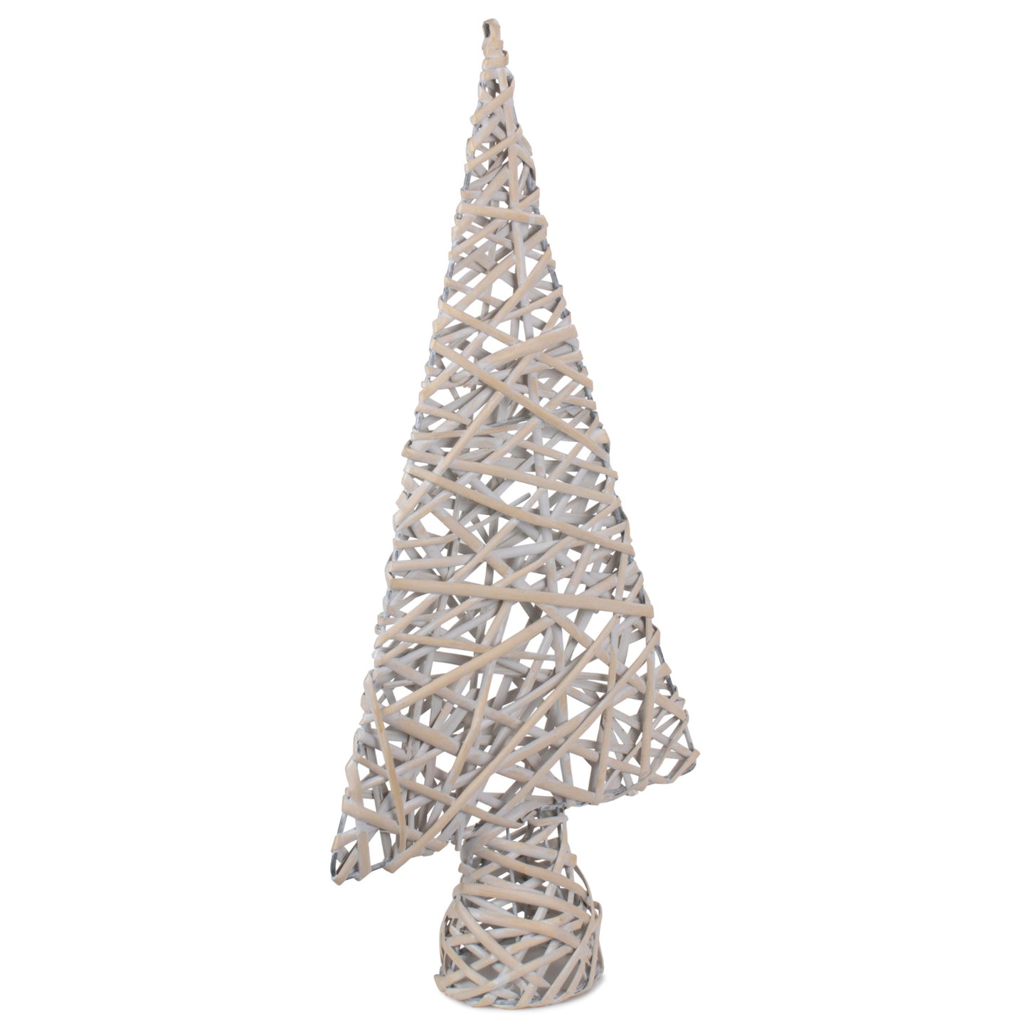 White Wash Willow Tabletop Christmas Tree