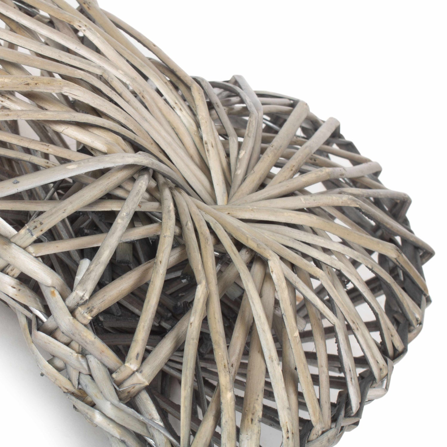 Grey Willow Heart Wreath - Small