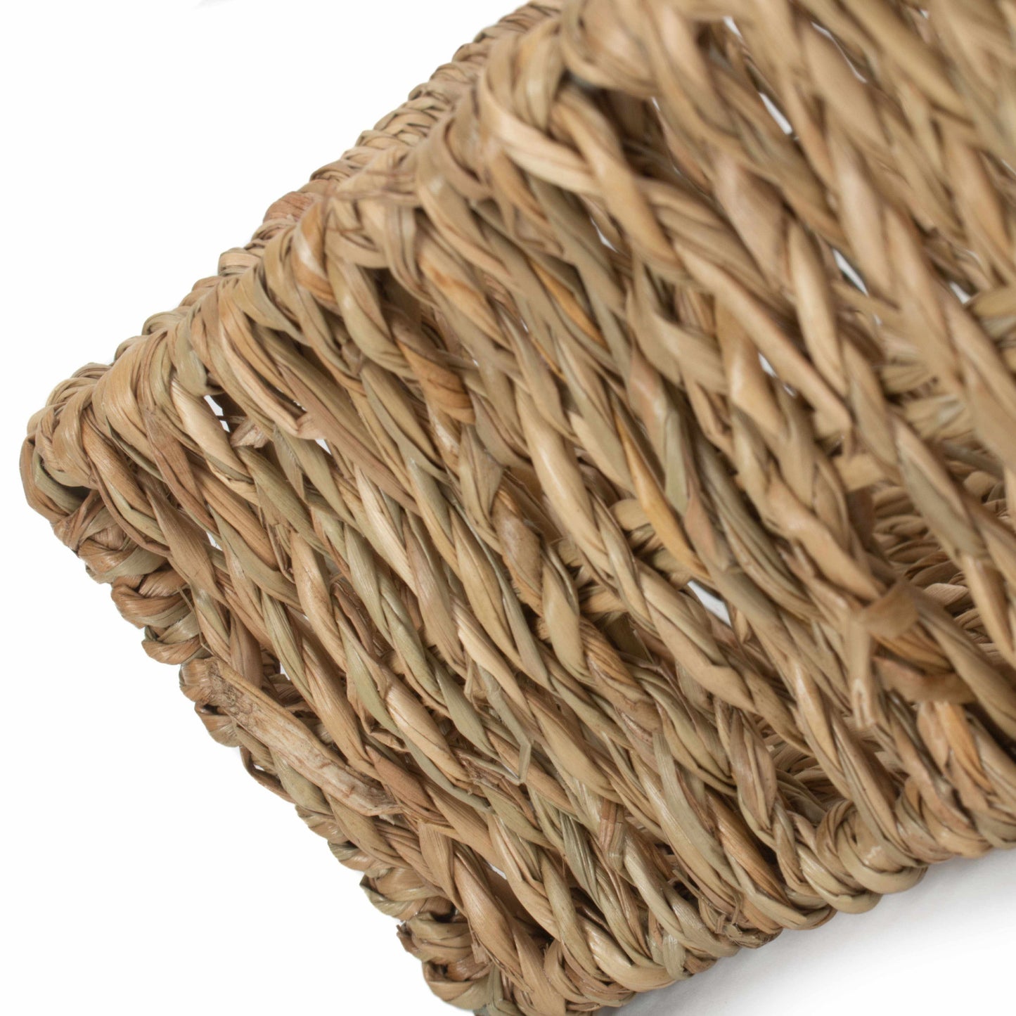 Small Rectangular Seagrass Tray Basket