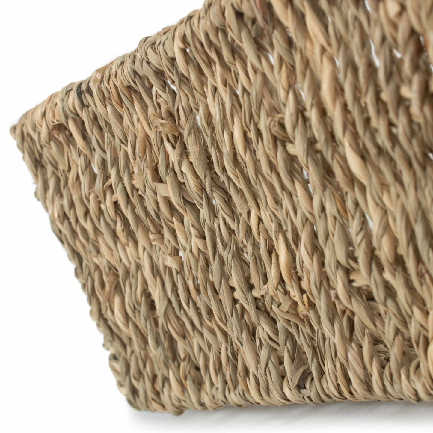 Large Rectangular Seagrass Tray Basket