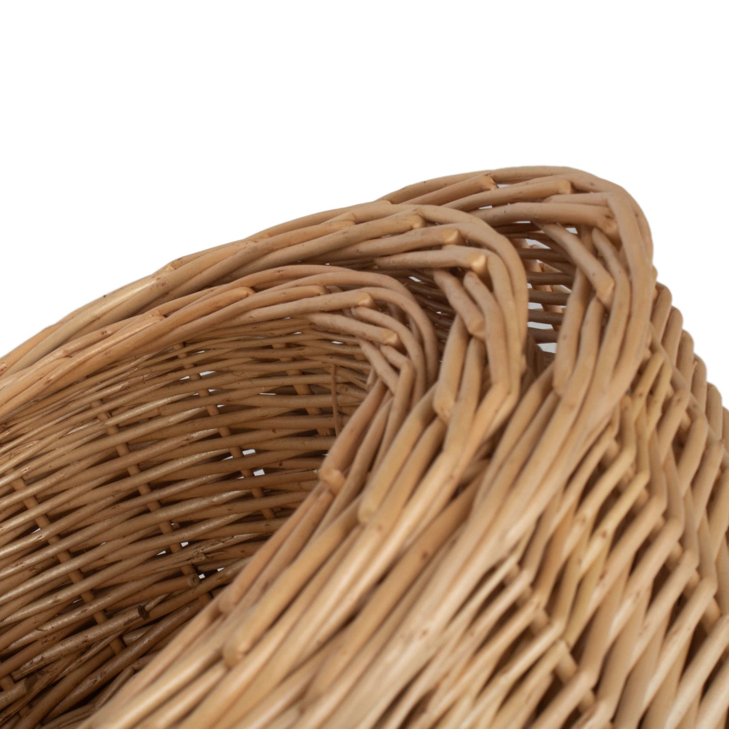 Set 3 Round Straight-sided Tray Baskets