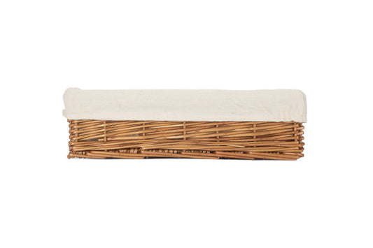 Lined Small Double Steamed Storage Tray Basket