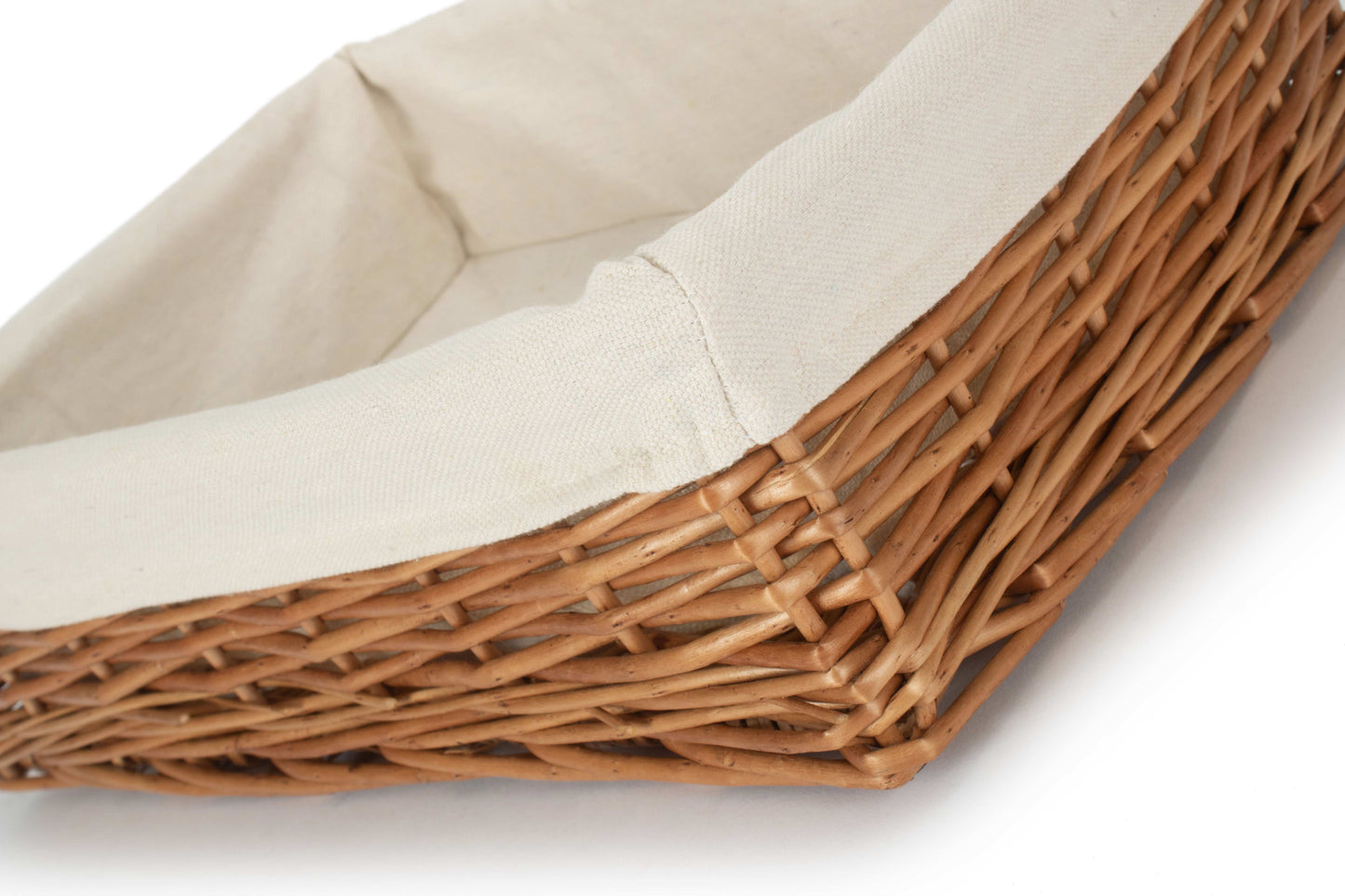 Lined Medium Double Steamed Storage Tray Basket